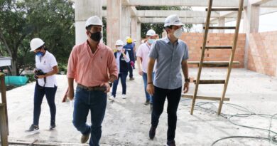 Alcalde Montería, Carlos Ordosgoitia inspeccionó avances de obras en la ciudad
