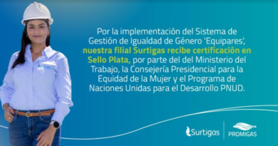 Surtigas se convierte en la primera distribuidora de servicios públicos de la región caribe