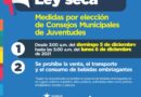 Mañana domingo ley seca en Montería durante las elecciones juveniles