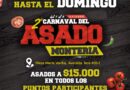 Este jueves comienza el 2° Carnaval del Asado en Montería