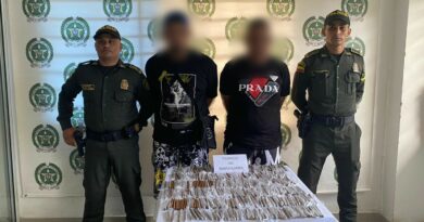 Por tráfico, fabricación o porte de estupefaciente capturan a dos sujetos 