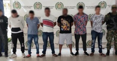 GAULA Policía desarrolló la operación “Alto Sinú”, logrando la captura de seis personas