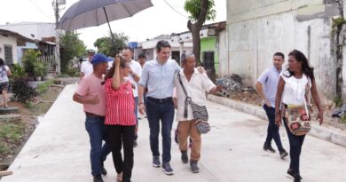En Montería avanzan las obras de pavimentación en la comuna 6
