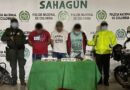 Capturan tres hombres portando de manera ilegal un arma de fuego