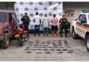 Mediante planes especiales de impacto, Policía captura a tres hombres transportando pacas con cocaína