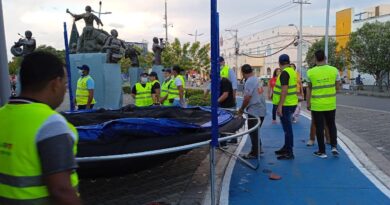 Por instrucción del Gobierno de Montería se hacen controles de espacio público en la Av. Primera