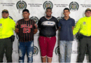 Policía Metropolitana de Montería captura tres peligrosos hombres de una banda criminal