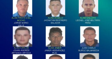 Este es el cartel de los más buscados en el Departamento de Policía Córdoba